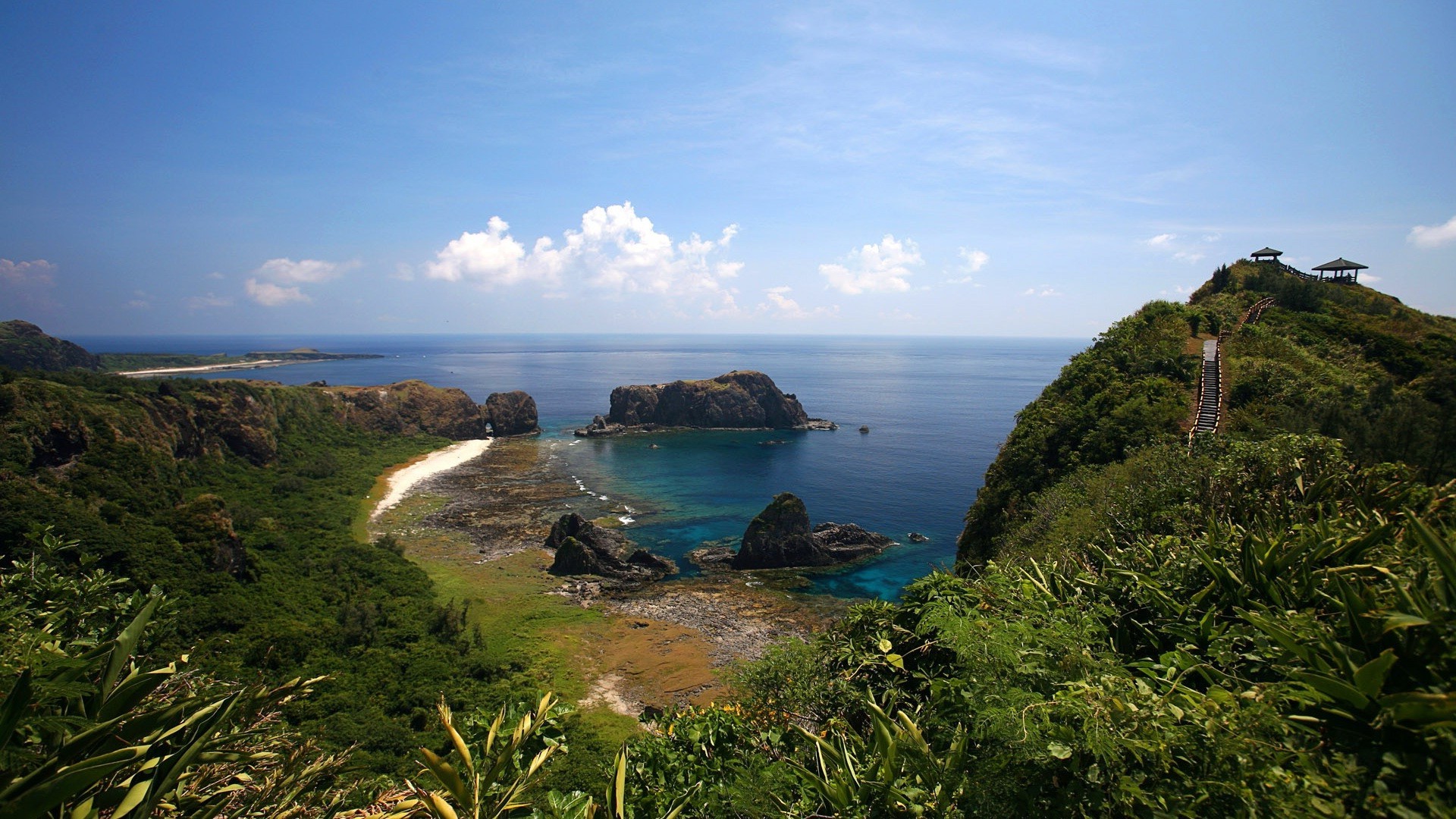 sea and ocean water seashore beach travel sea landscape ocean nature sky summer island seascape bay rock sun outdoors