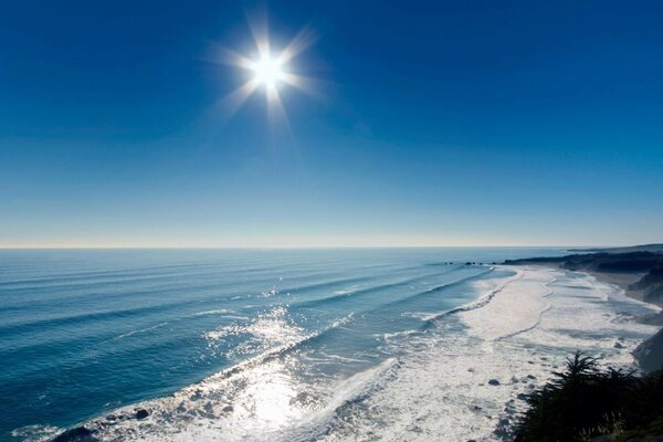 Este ano, fomos descansar no mar por um mês.