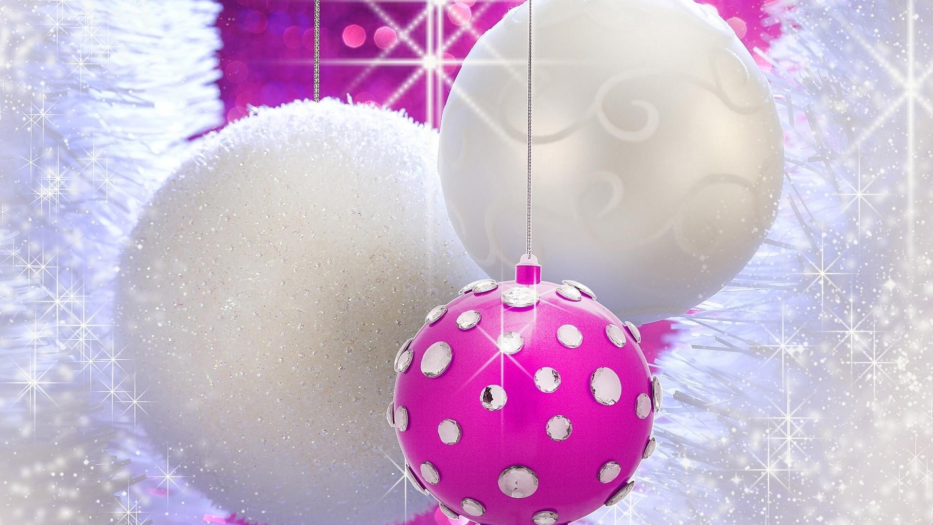 new year christmas winter celebration ball decoration shining bright snow