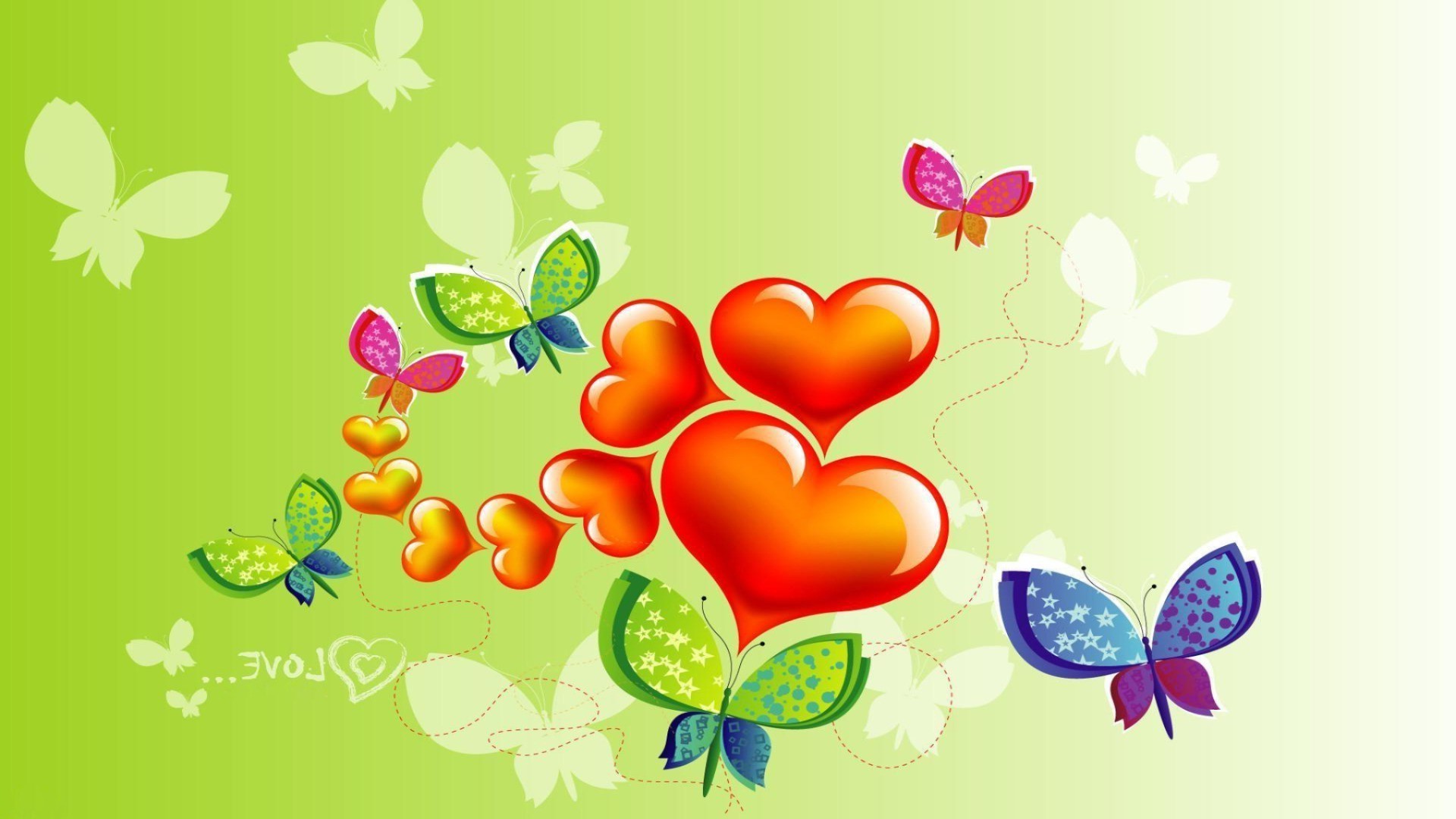 hearts illustration leaf love vector heart desktop design card flower nature decoration wallpaper