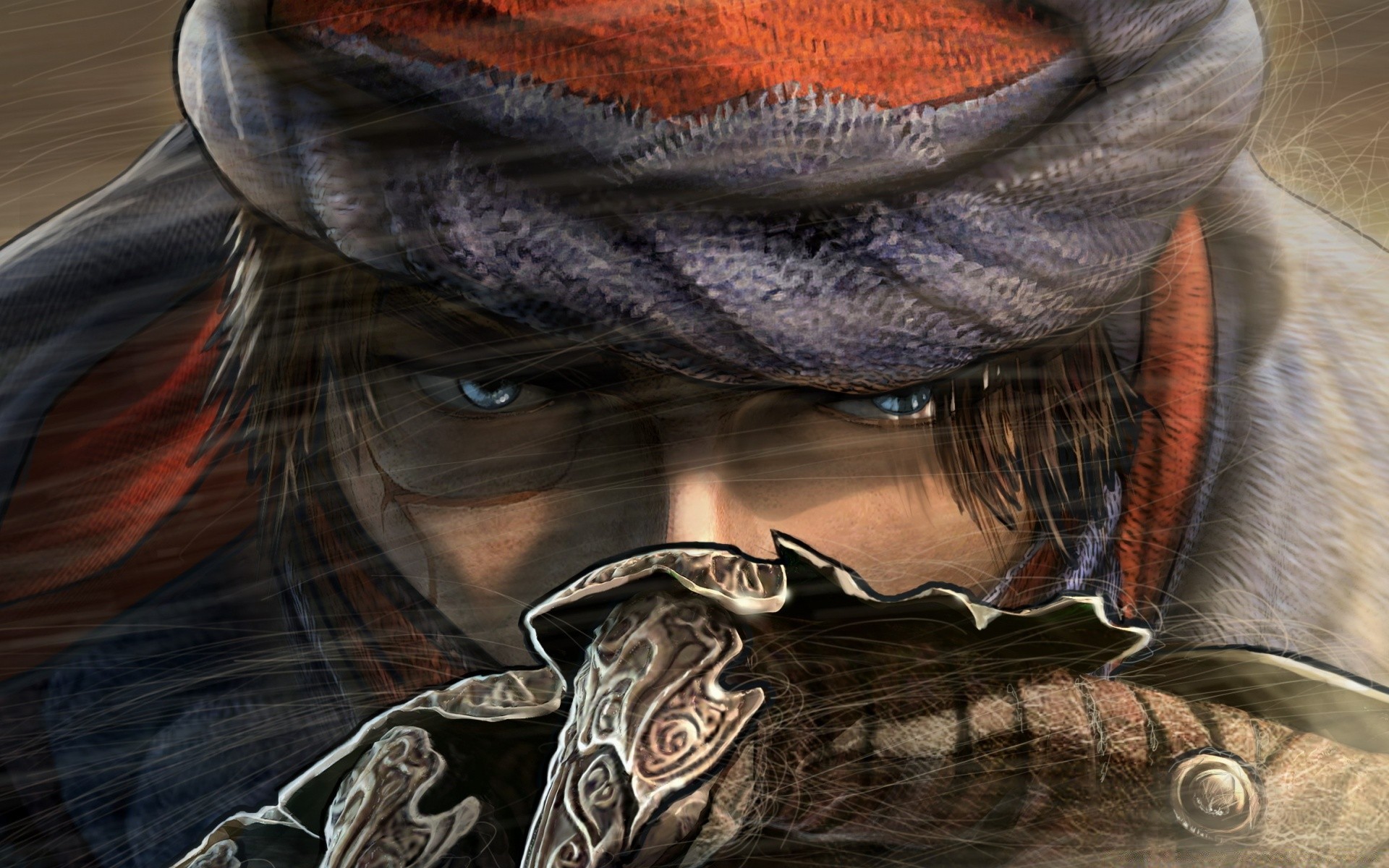 prince of persia man old wear one veil fashion