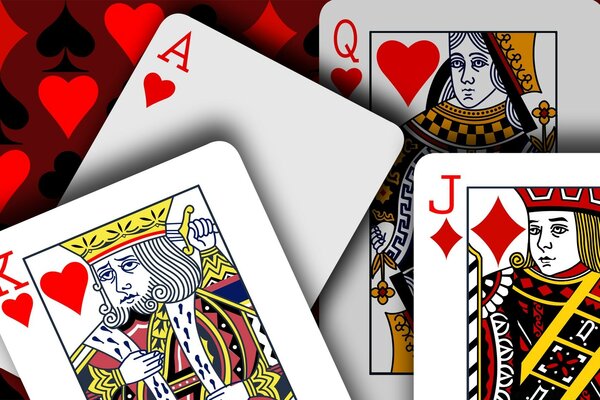 Casino and card gambling, poker chance