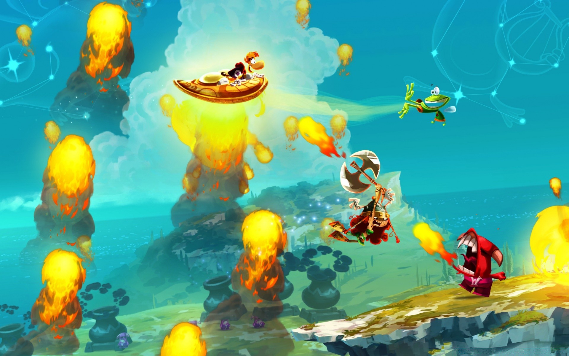 rayman subaquático natação água peixes aquário mergulho oceano mar tropical