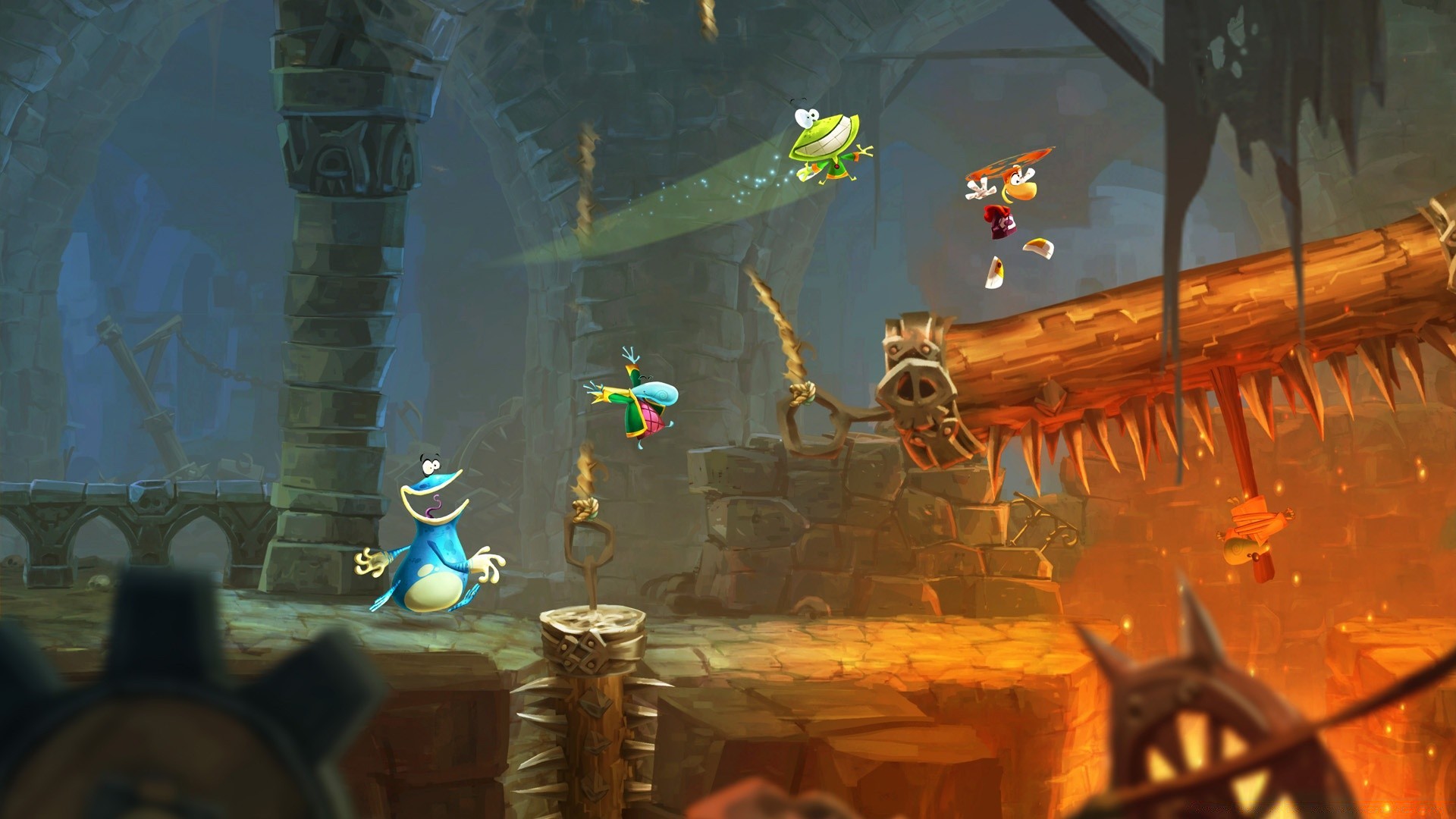 rayman acqua pittura acquario luce arte religione viaggi