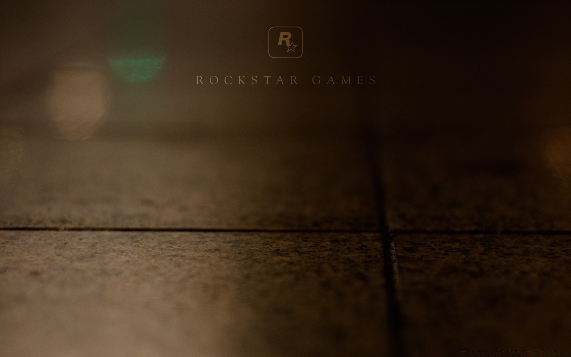 rockstar games desenfoque abstracto oscuro viejo sucio retro en blanco pared mesa