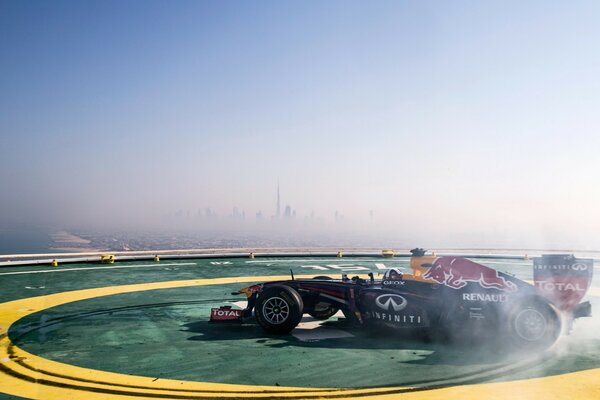 Voiture de course formule un