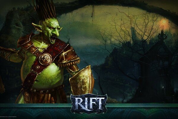 Fantástico personaje del juego rift