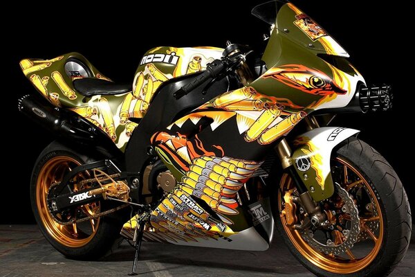 Sports bike for racing