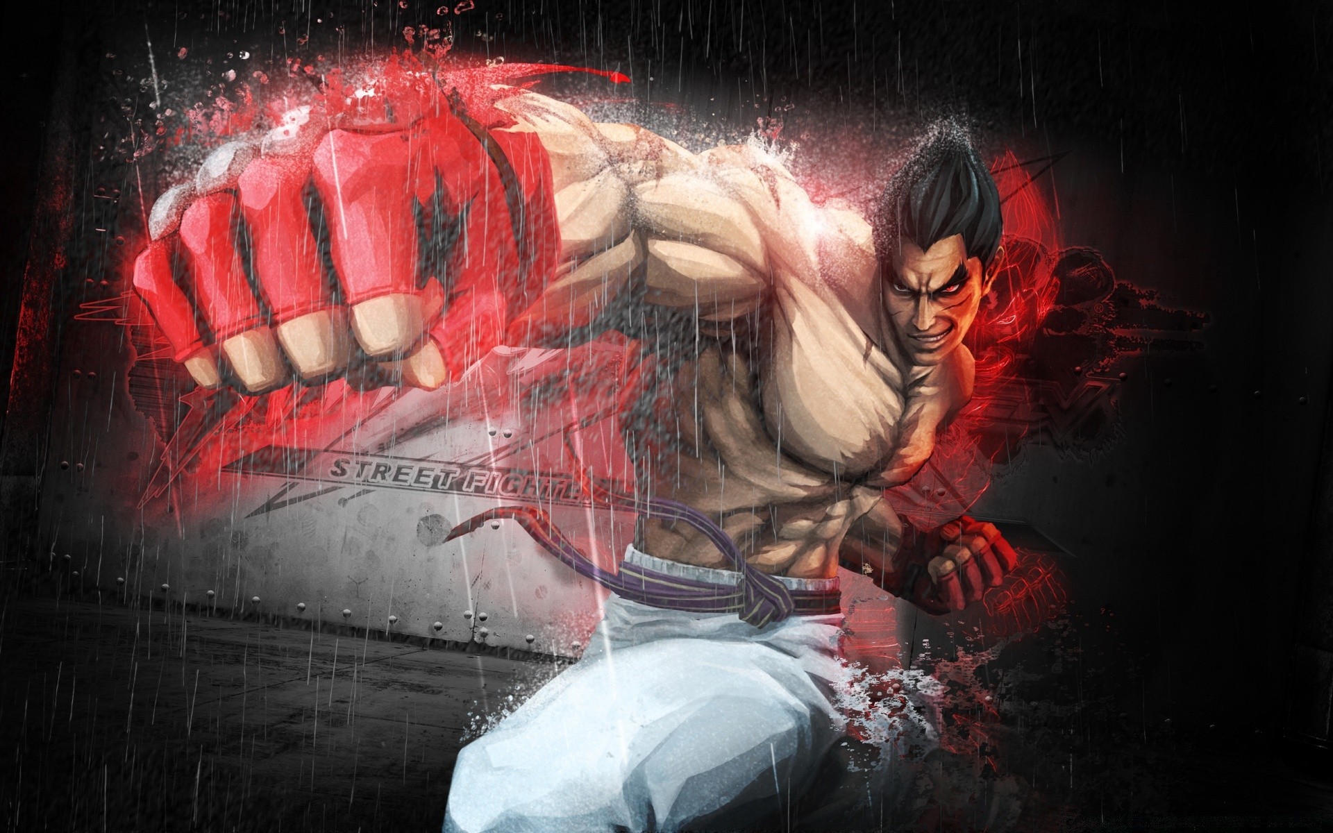 street fighter өнер қан түтін музыка әйел хэллоуин қиял қараңғы