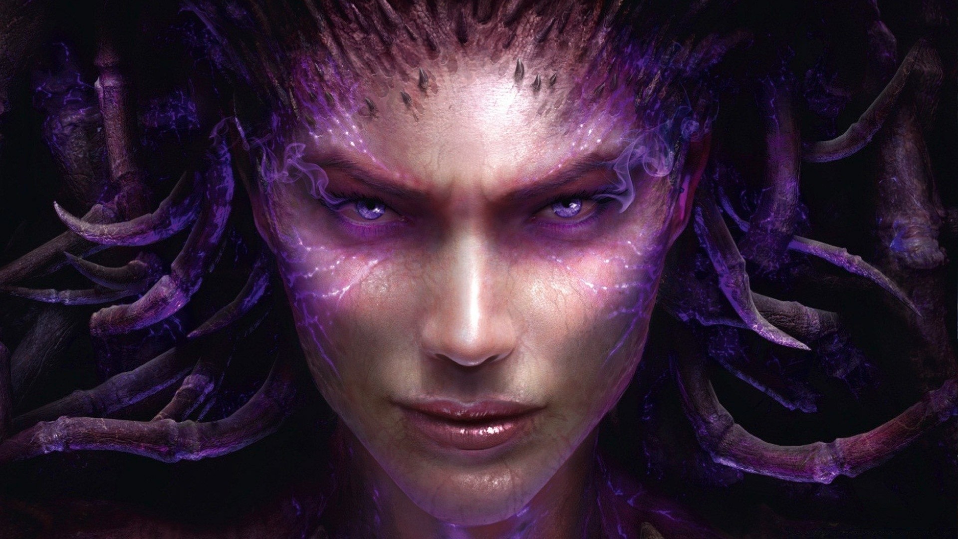 starcraft portrait woman girl fashion adult fantasy face beautiful festival music