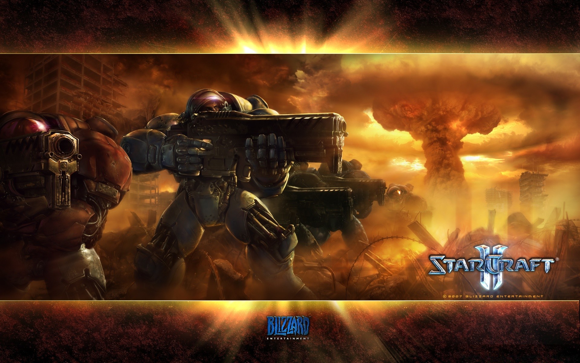 starcraft fumaça militar chama guerra batalha