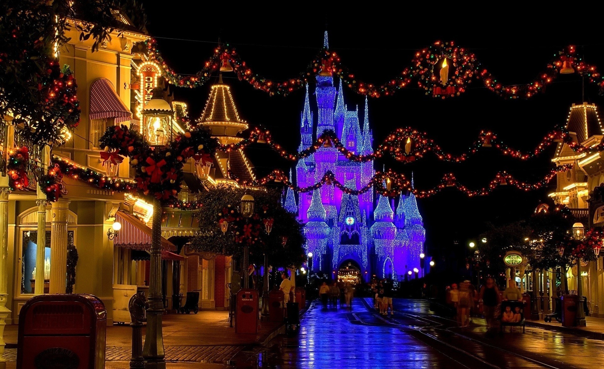 ano novo noite natal iluminado luz feriado árvore de natal viagens arquitetura