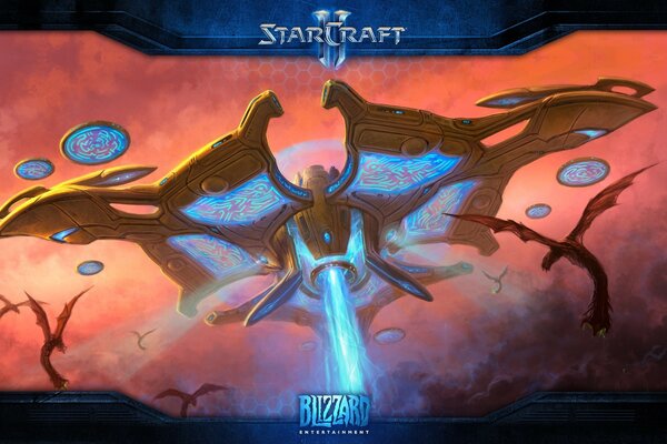 Die Kunst der Illustration eines Starcraft-Spiels