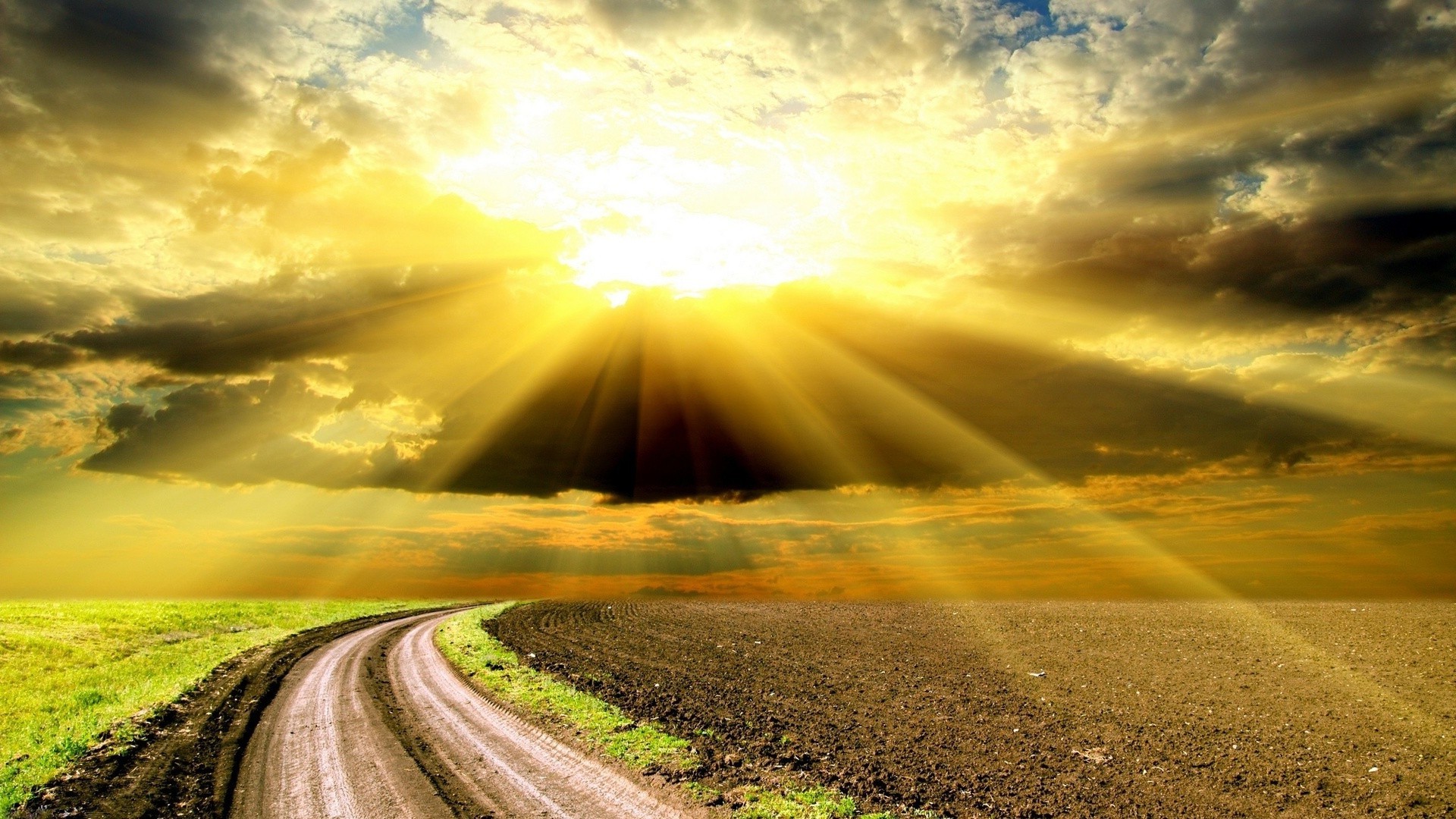 sommer sonnenuntergang himmel natur dämmerung landschaft des ländlichen dramatisch sonne straße sturm landschaft wolke reisen im freien gutes wetter regen gras