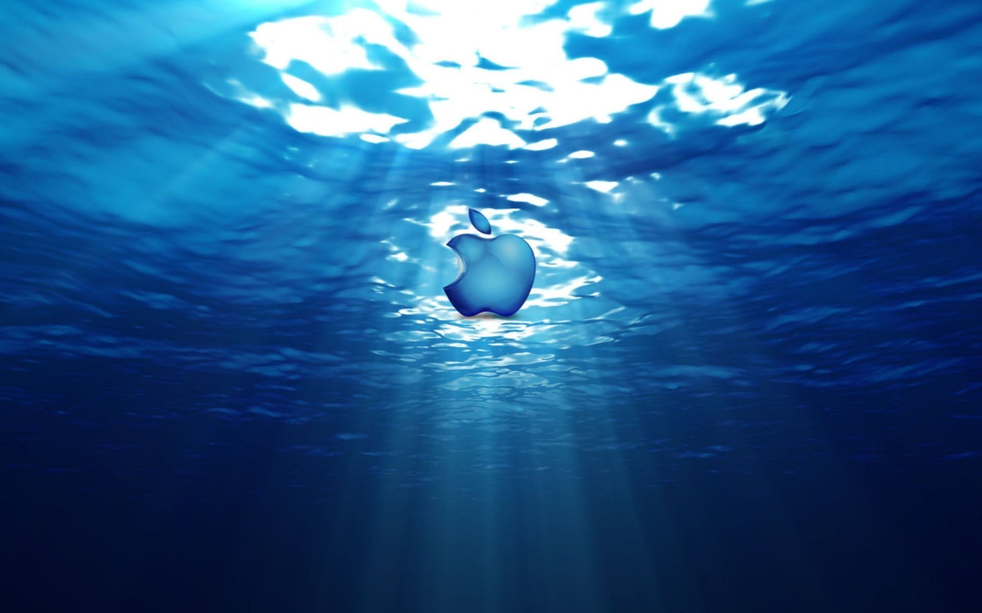 apple underwater water sea ocean swimming fish nature diving deep sun fair weather