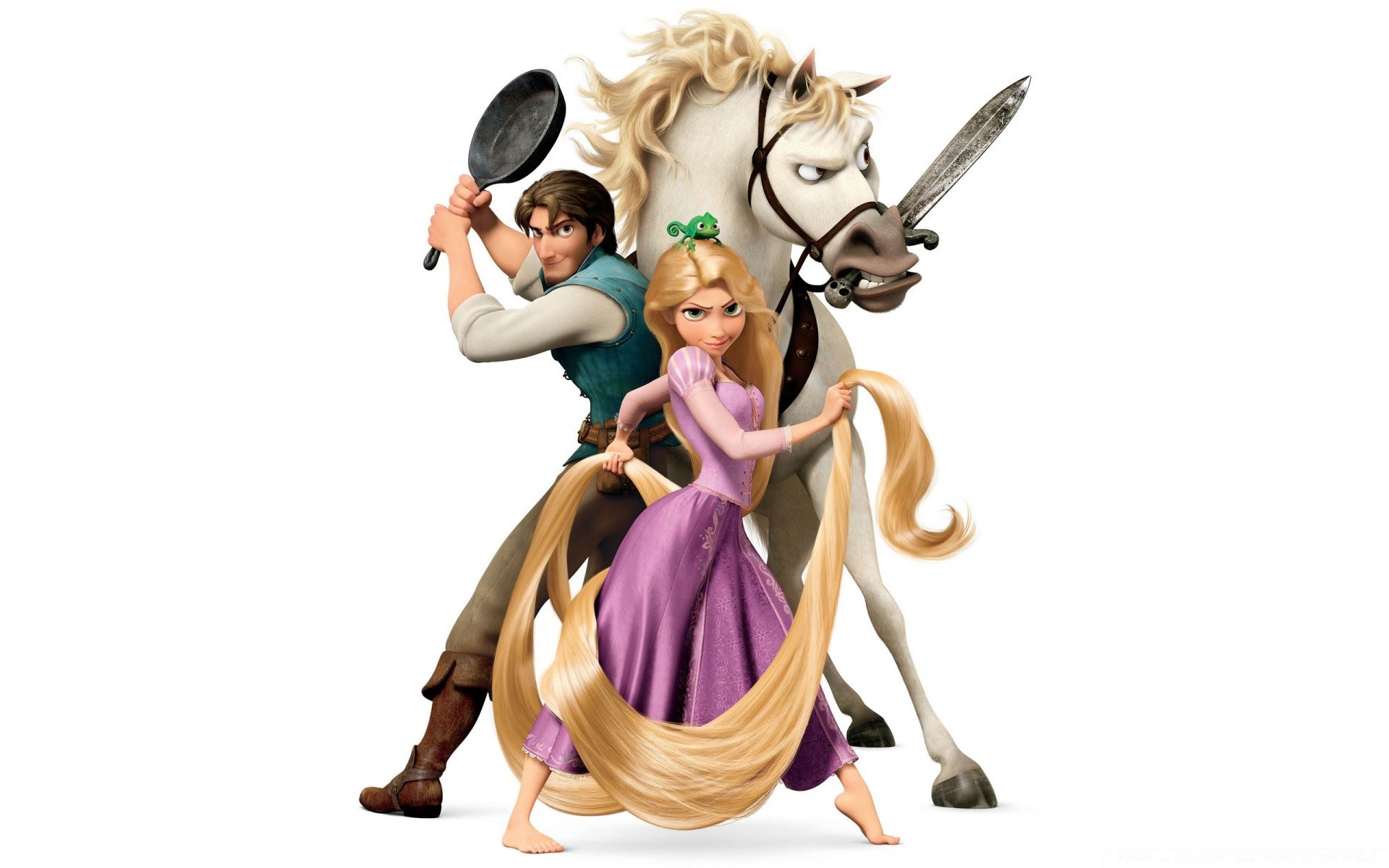 tangled mujer aislado chica joven