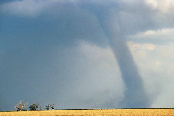 A natural storm. Sky landscape