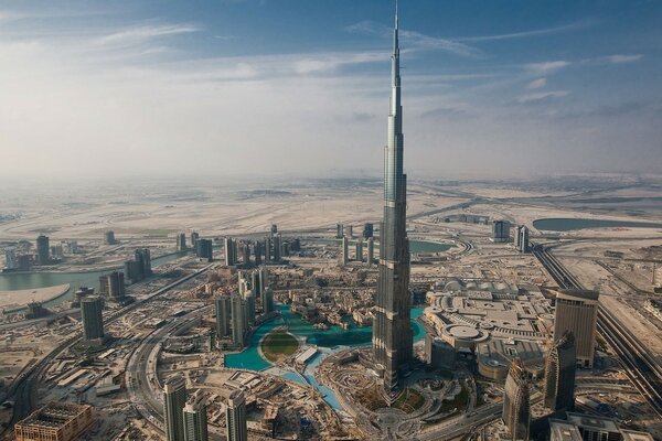 The world s tallest skyscraper Burj Khalifa