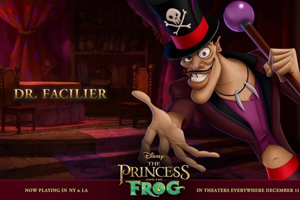 Ilustracja do filmu The princess and the frog