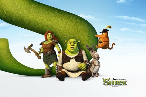 Illustration from shrek wallpaper download