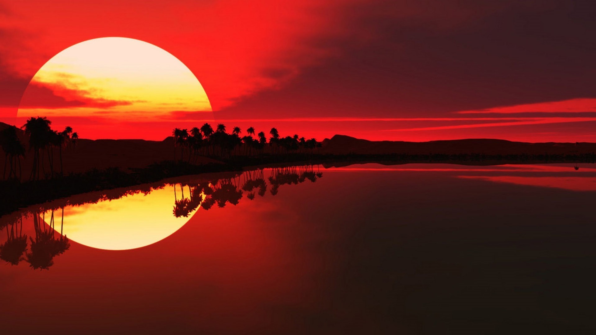 the sunset and sunrise sunset dawn sun evening dusk water sky silhouette landscape reflection moon nature lake