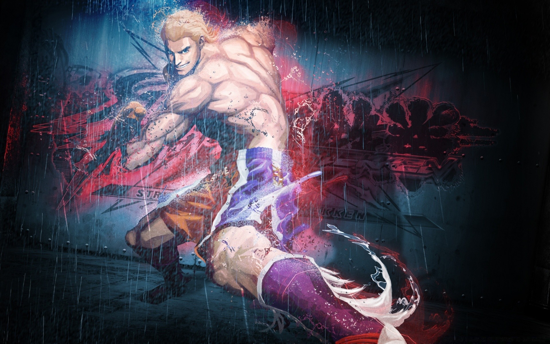 street fighter arte illustrazione pittura musica sangue fumo astratto adulto prestazioni