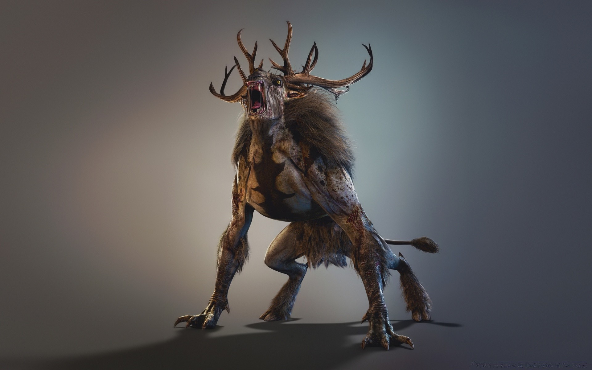 the witcher animal wildlife side view one