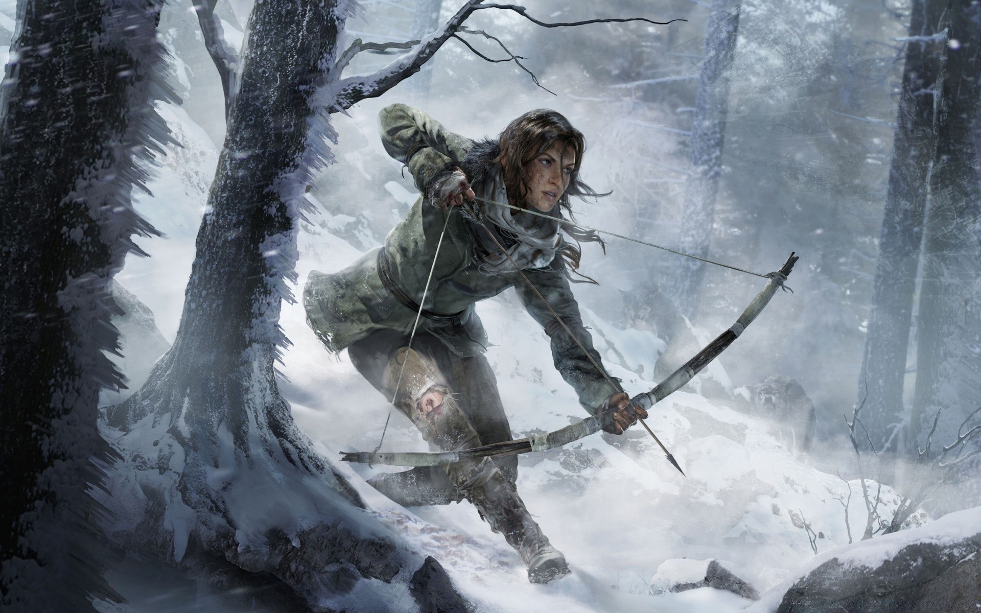 tomb raider snow winter cold ice one frost outdoors recreation frozen wood adult