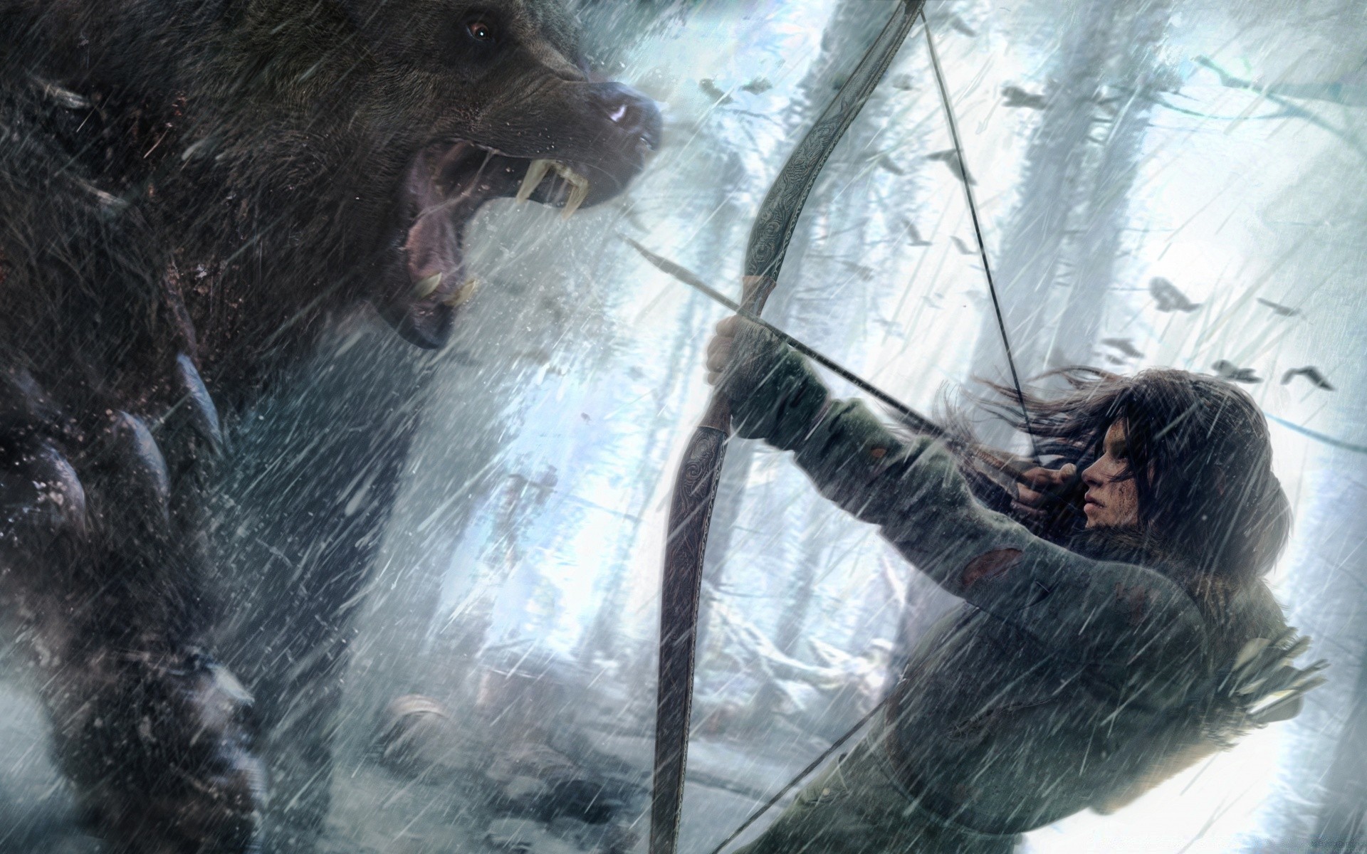 tomb raider one water adult mammal outdoors nature danger