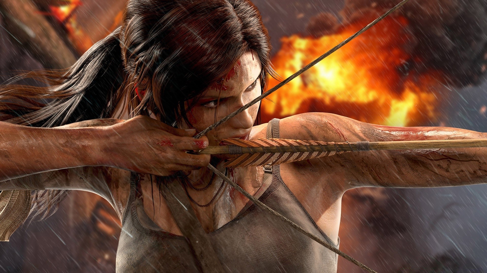 tomb raider homme flamme unique femme religion adulte festival fumée portrait dieu