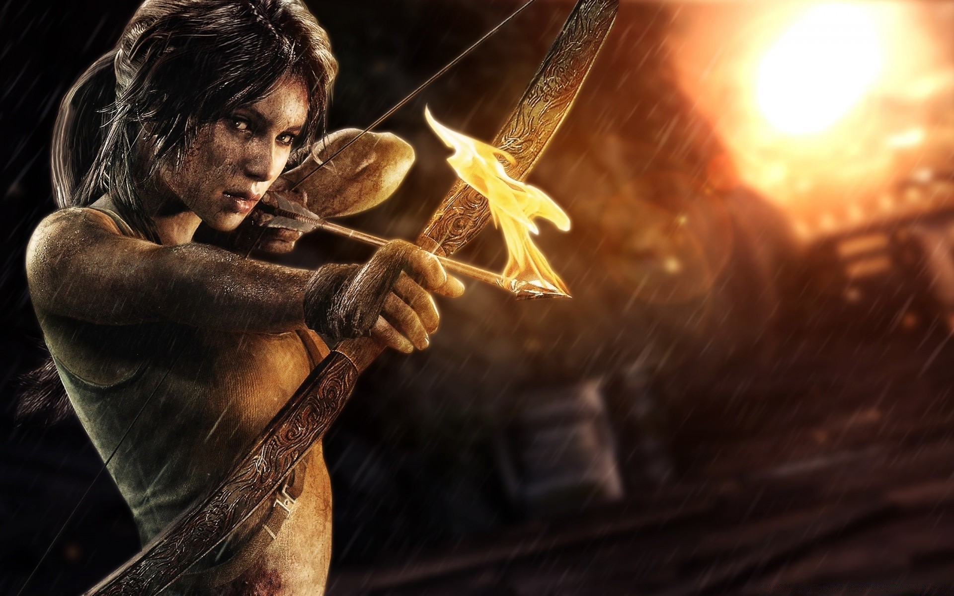 tomb raider llama solo humo peligro hombre