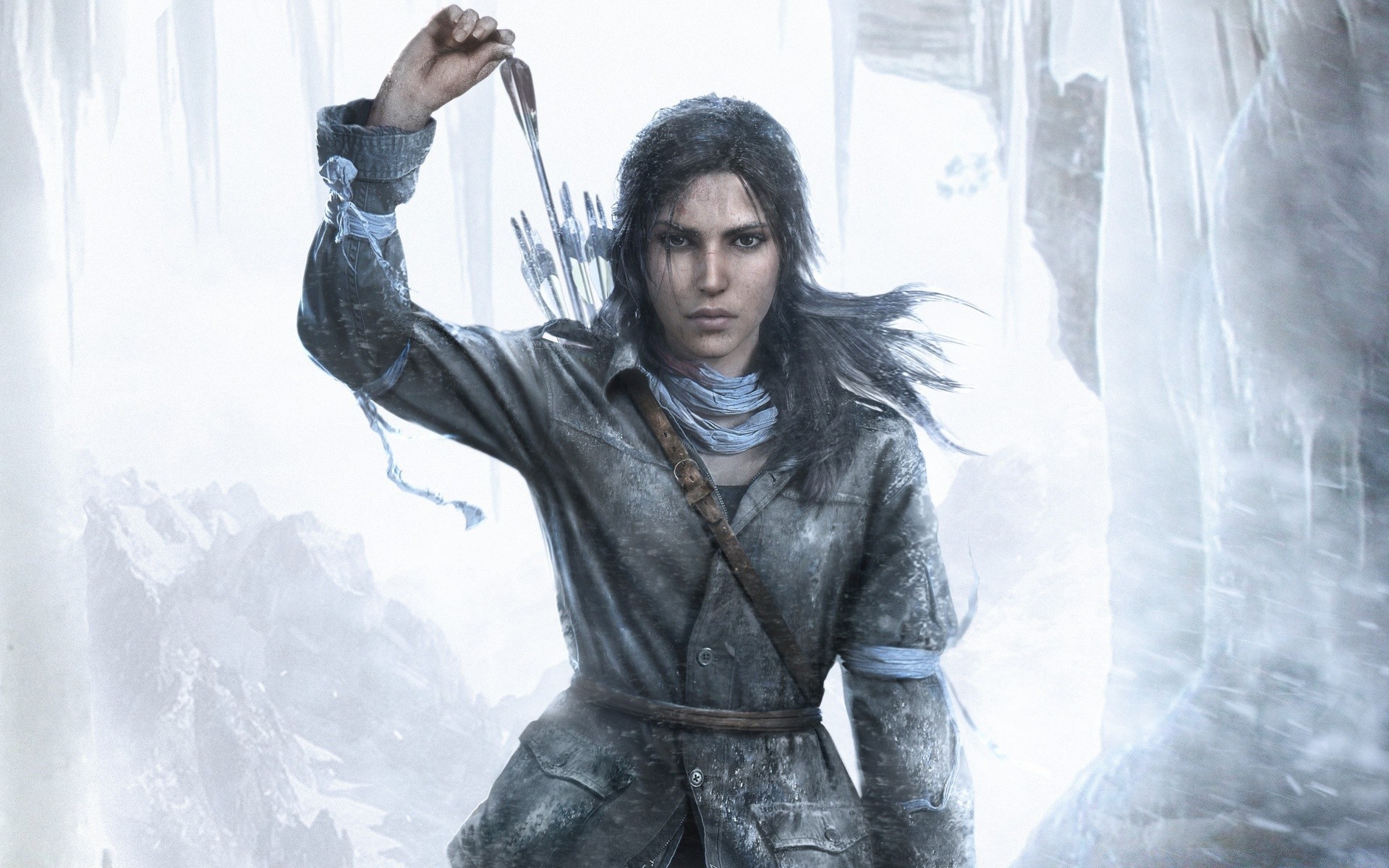 tomb raider sozinho retrato adulto inverno vestir neve mulher frio música músico modelo festival