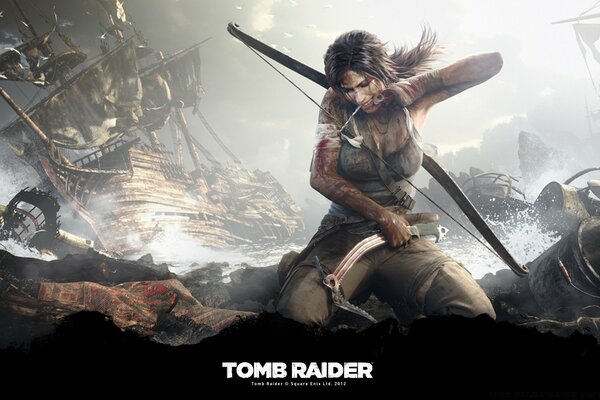 Tomb raider: smoke from fire