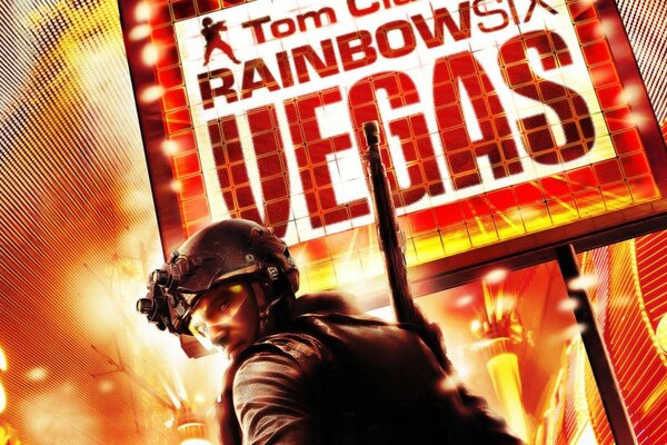 Las vegas ta kasklı bir adam