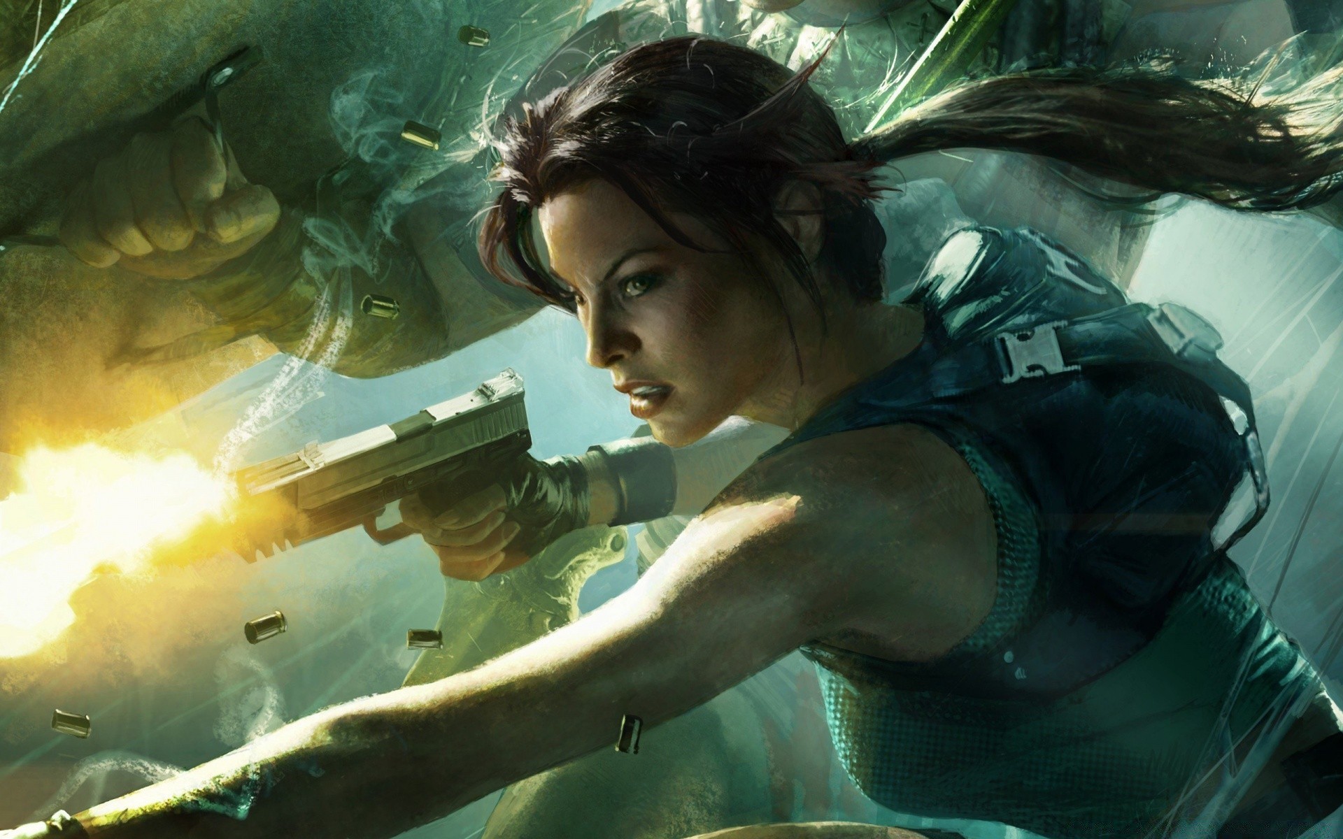 tomb raider solo mujer adulto agua ocio submarino