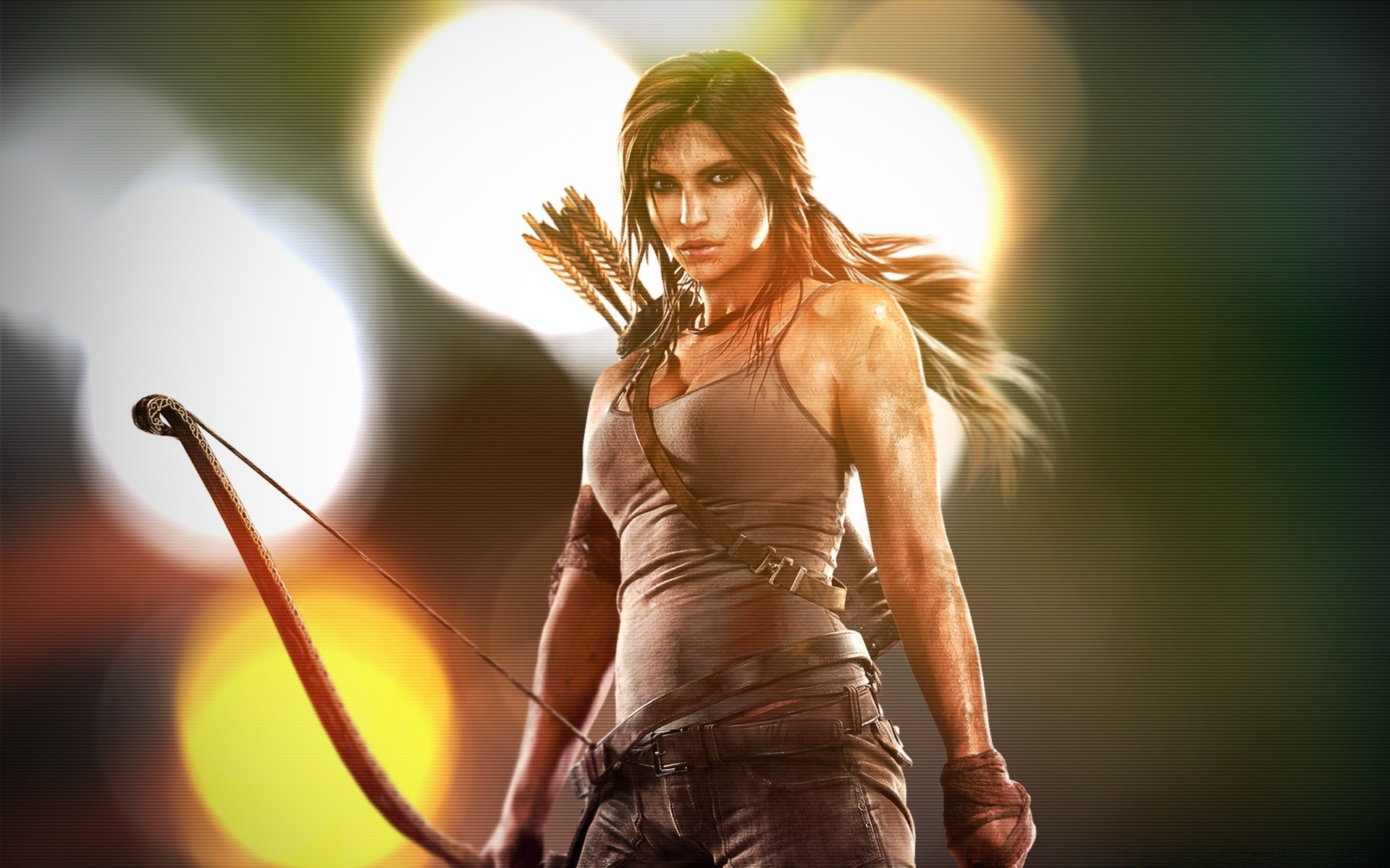 tomb raider kobieta dorosły muzyka jeden portret moda dziewczyna model światło wydajność