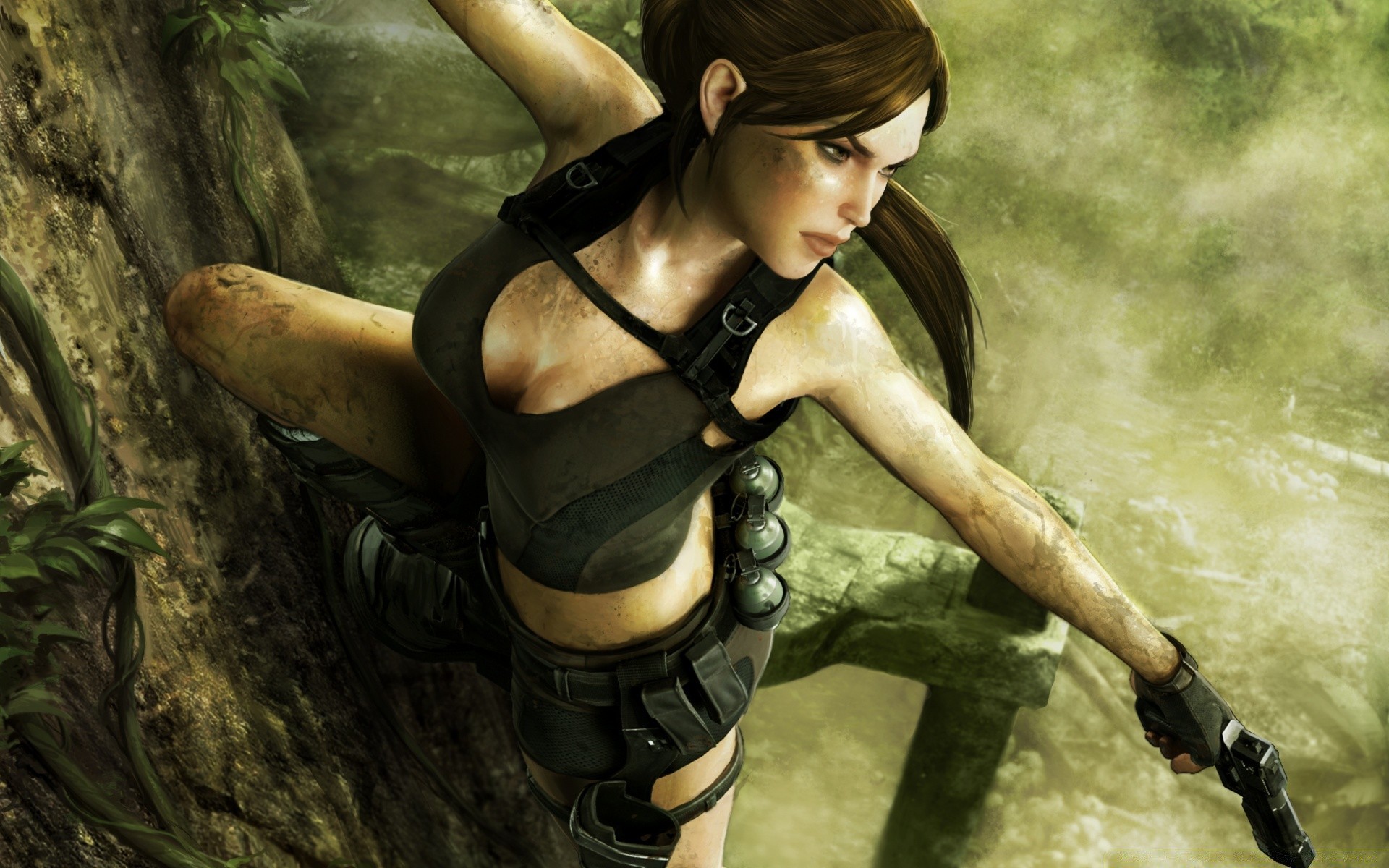 tomb raider woman adult one wear girl recreation outdoors