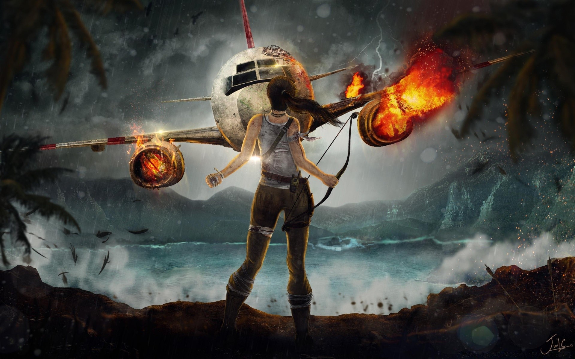 tomb raider flamme mond ein exploration rauch katastrophe wissenschaft gefahr