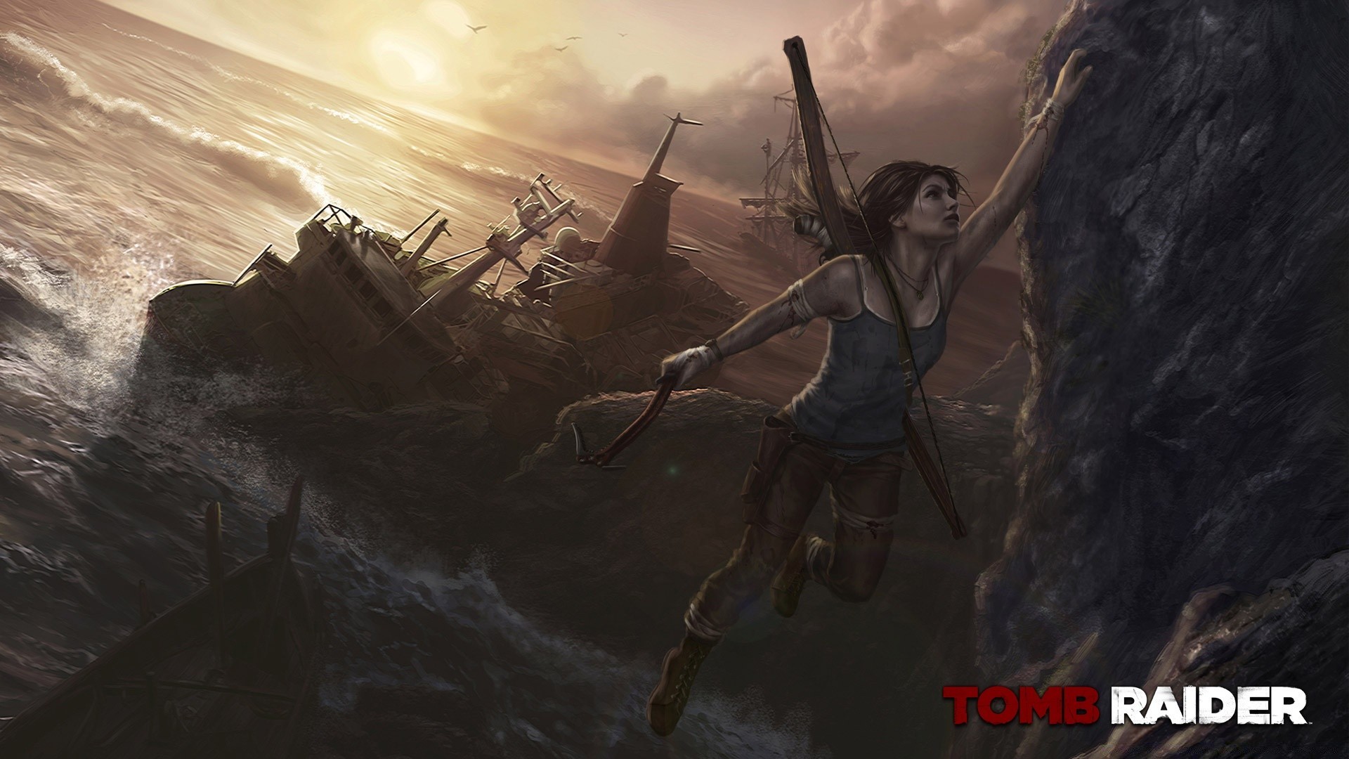 tomb raider adulte eau bateau voiture homme système de transport en plein air catastrophe un