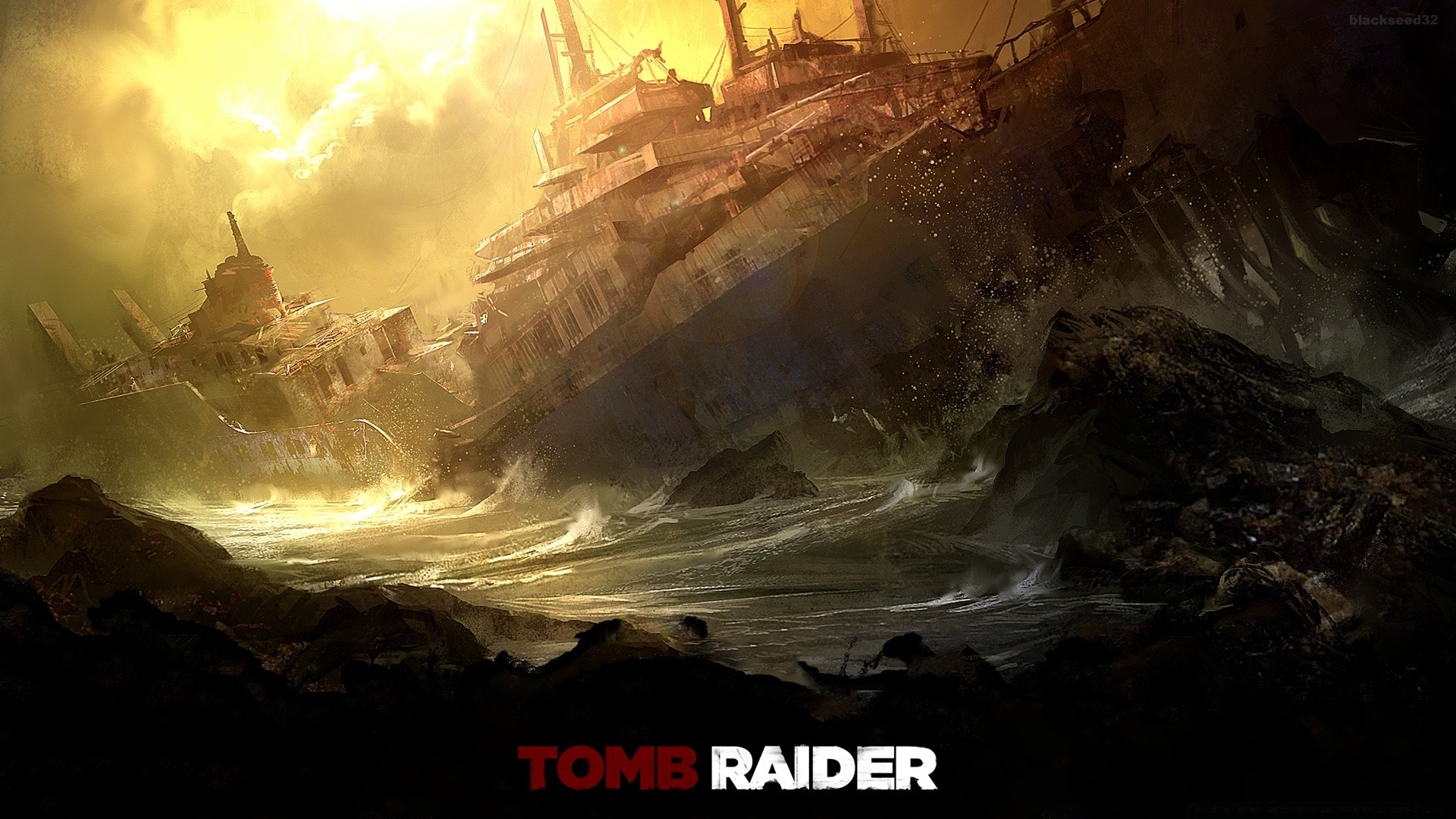 tomb raider су апат қараңғы саяхат ашық ауада түтін