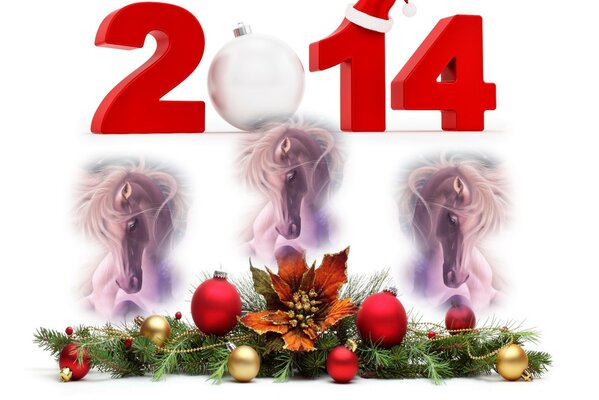नया साल मुबारक हो 2014 और मेरी क्रिसमस