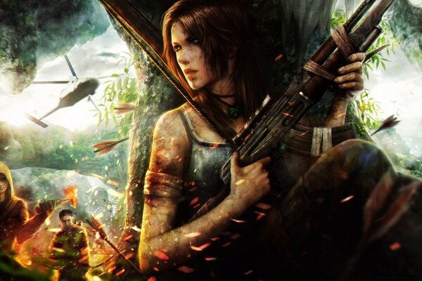 Tomb Raider has nowhere to retreat, the art of war