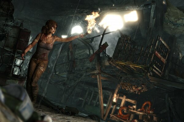 Tomb Raider battle now