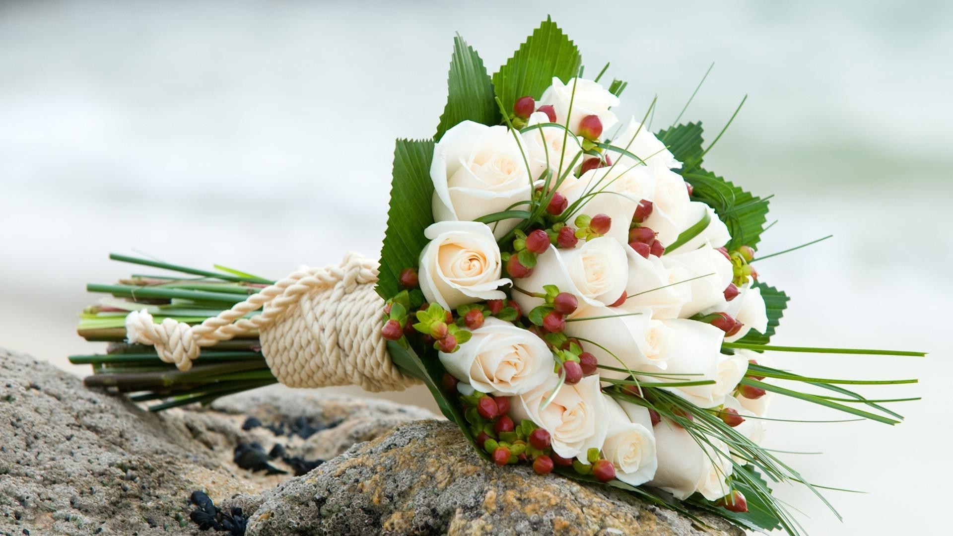 花束 花束 自然 花 节日 装饰 特写 叶 婚礼