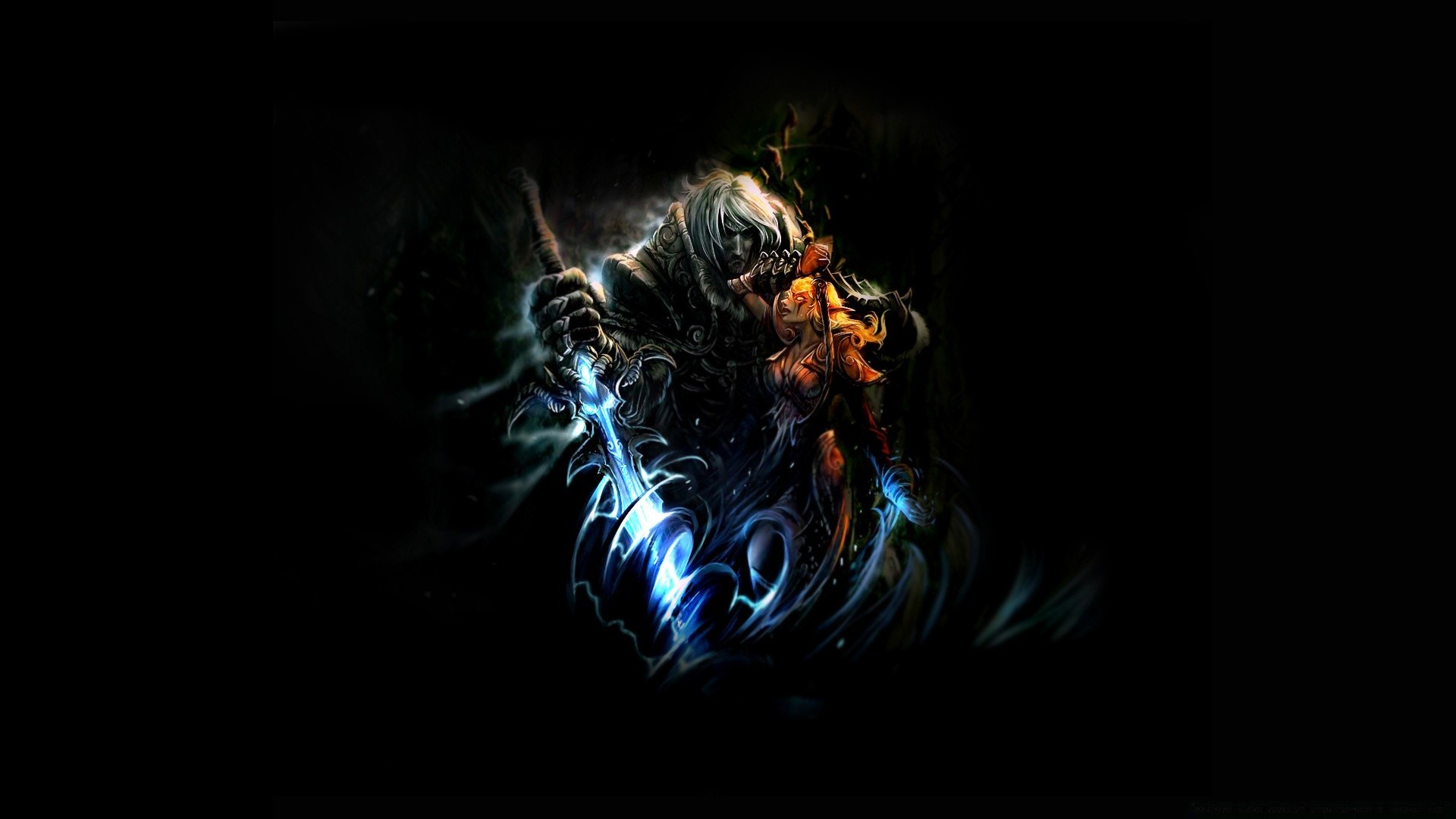 world of warcraft flame smoke energy hot abstract art motion desktop