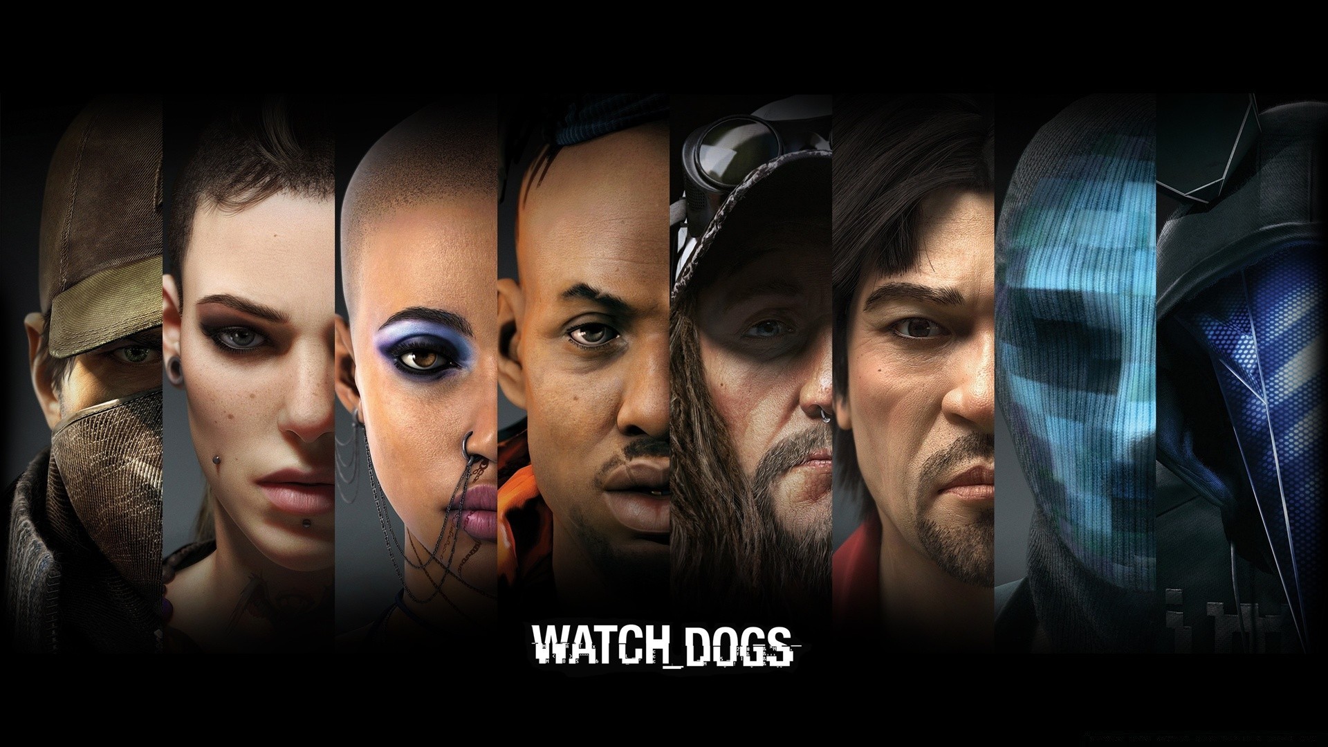 watch_dogs scuro moda horror ritratto uomo donna spaventoso vizioso halloween sexy spaventoso