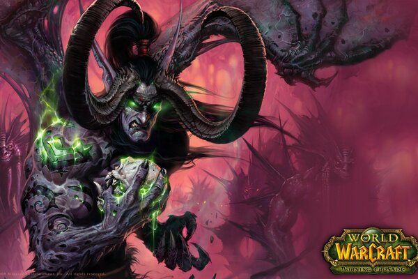 Eroe illustrazione di world of Warcraft