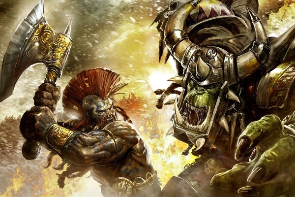 Warhammer Fighting art Gladiators
