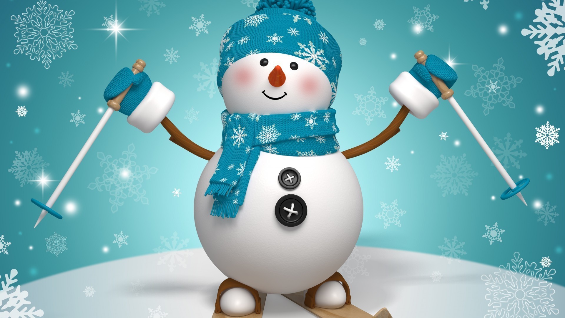 new year christmas snowman winter fun illustration celebration merry cute child