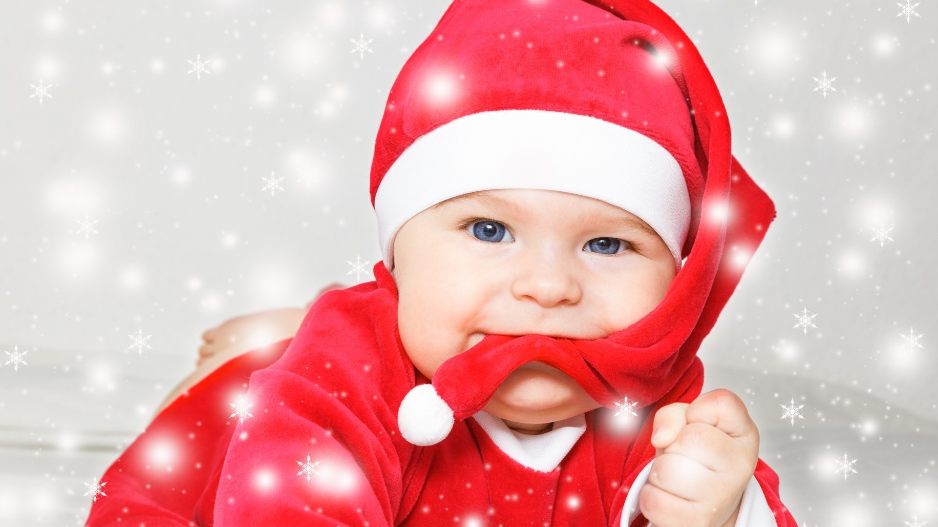 babys winter weihnachten kind schnee freude abdeckung niedlich wenig freude merry glück kälte überraschung lustig geschenk urlaub freuen sie sich abdeckung